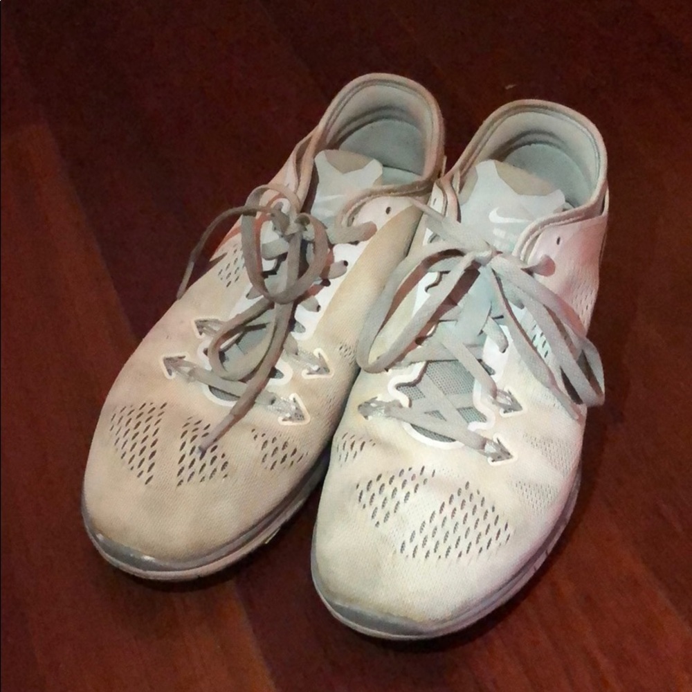 Nike White Free Fit Shoes